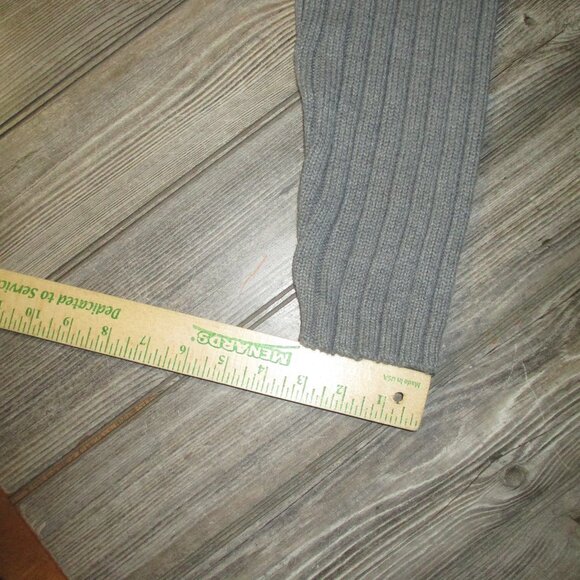 Croft Barrow NWT Sweater Mens Large Gray Wine Stripe Pullover Vtg Grunge Fall - Picture 9 of 9